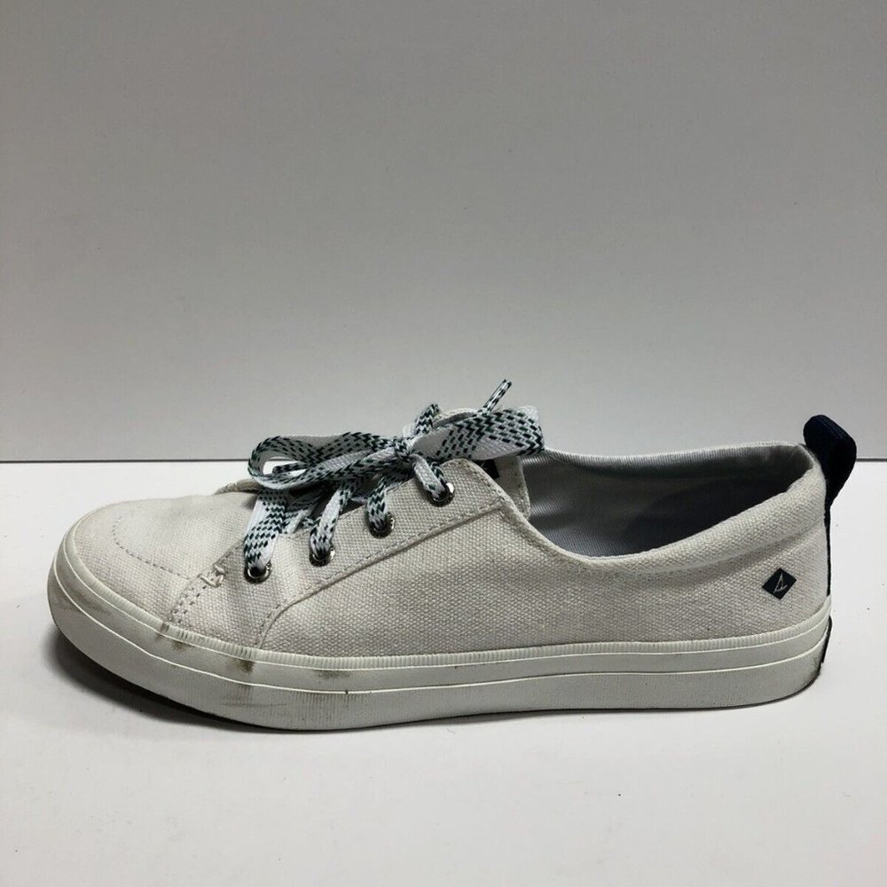 Sperry Womens Crest Vide Sneaker White Size 8.5M